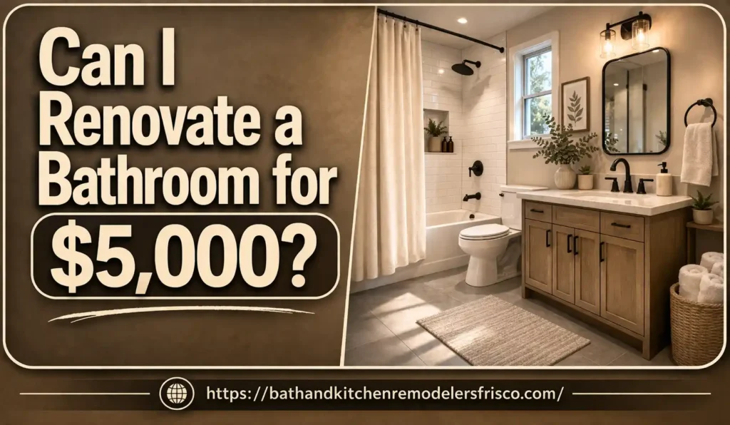 Can I renovate a bathroom for £5,000_