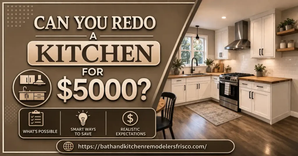 Can you redo a kitchen for £5000_