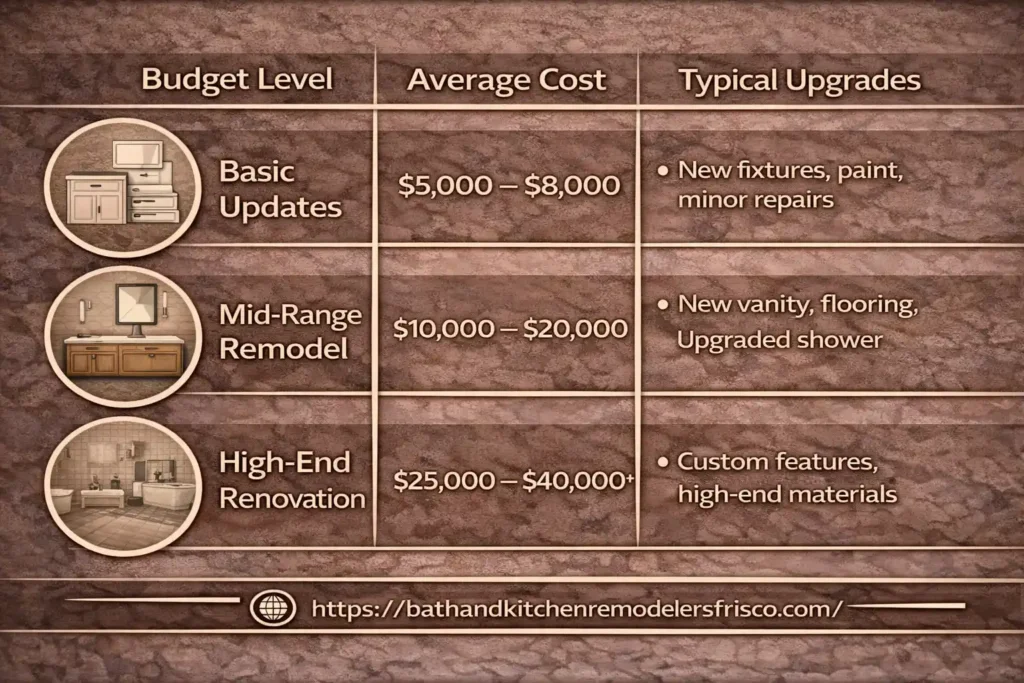 How Much Does It Cost to Redo a Bathroom in Texas?
