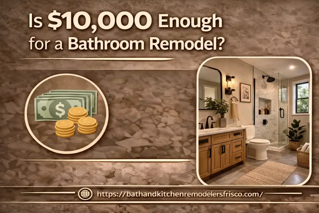 Is $10,000 Enough for a Bathroom Remodel?