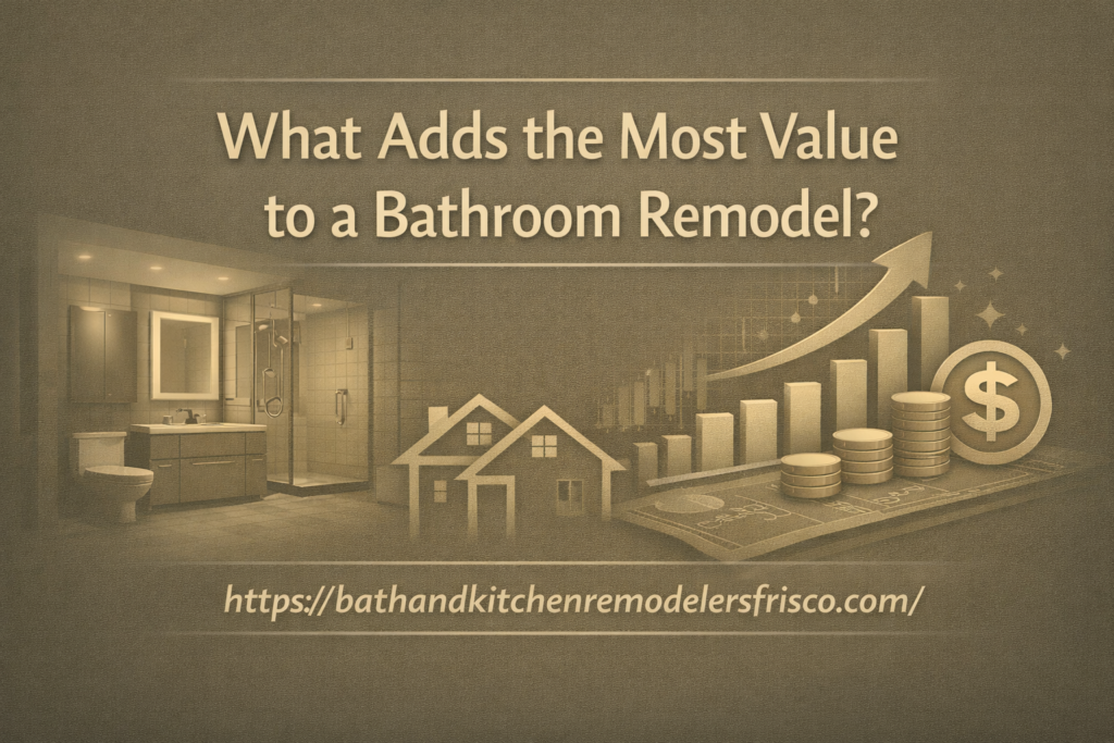 What Adds the Most Value to a Bathroom Remodel?