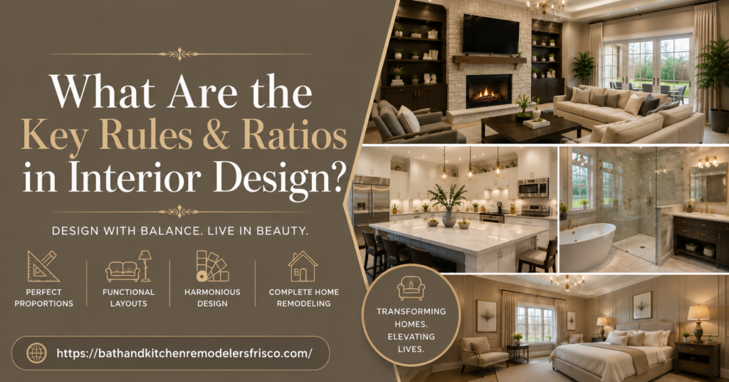 What Are the Key Rules and Ratios in Interior Design