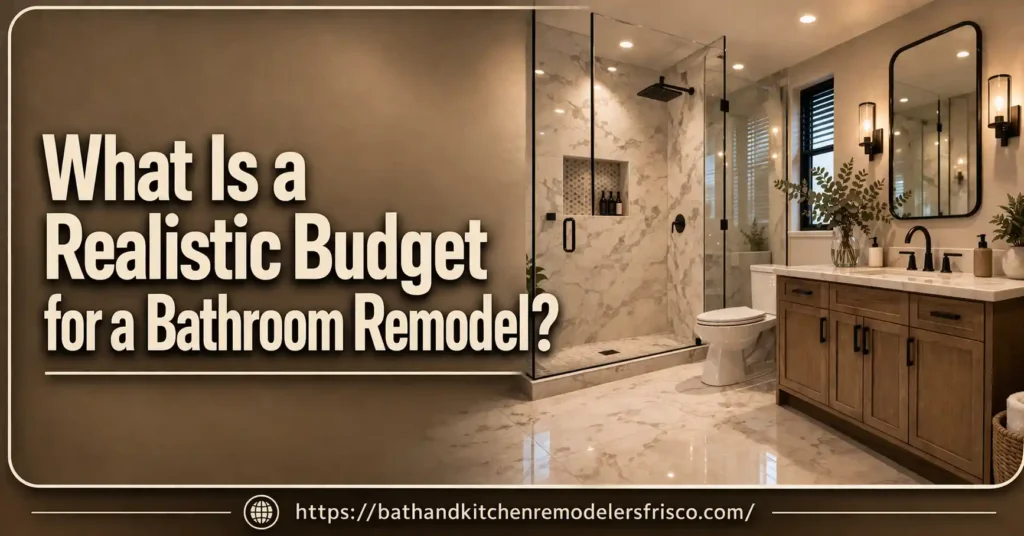 What Is a Realistic Budget for a Bathroom Remodel?